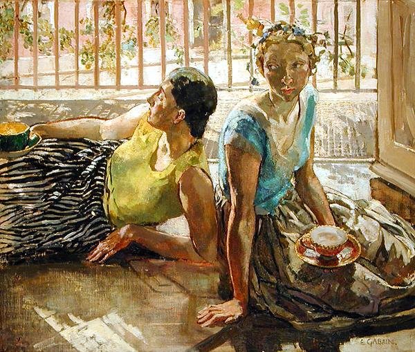 Two Girls by Ethel Gabain