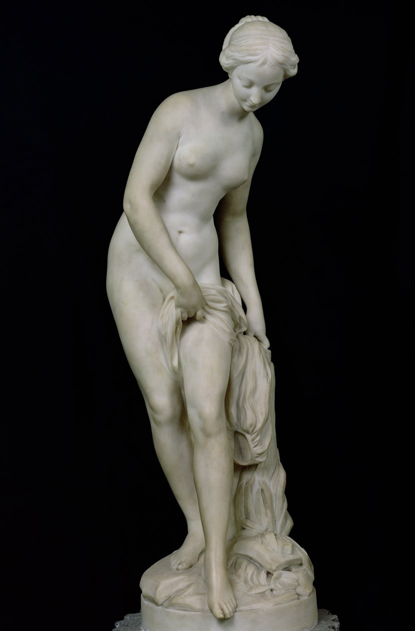 Bather Getting into a Bath by Etienne Maurice Falconet