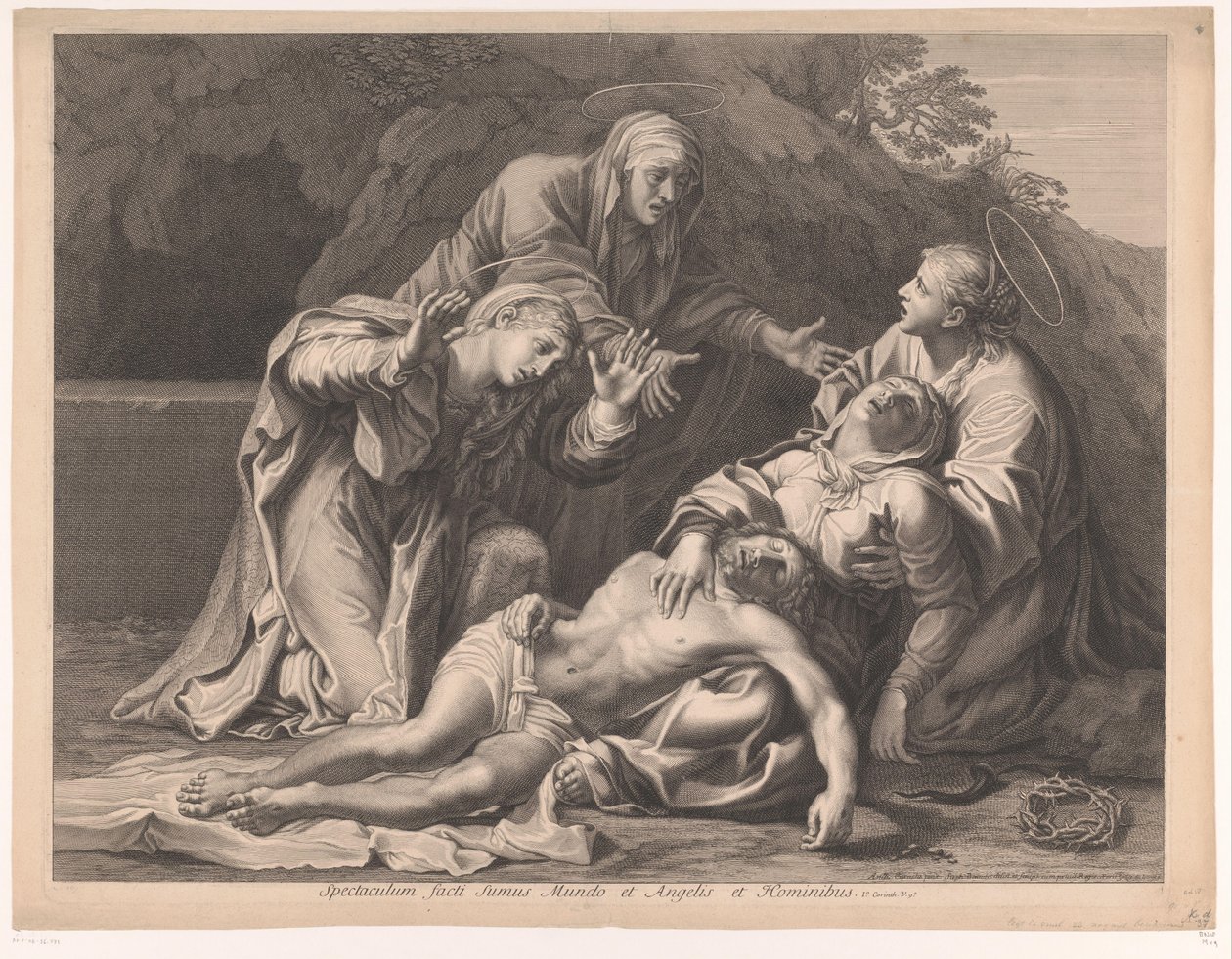 Lamentation of Christ by Etienne Baudet