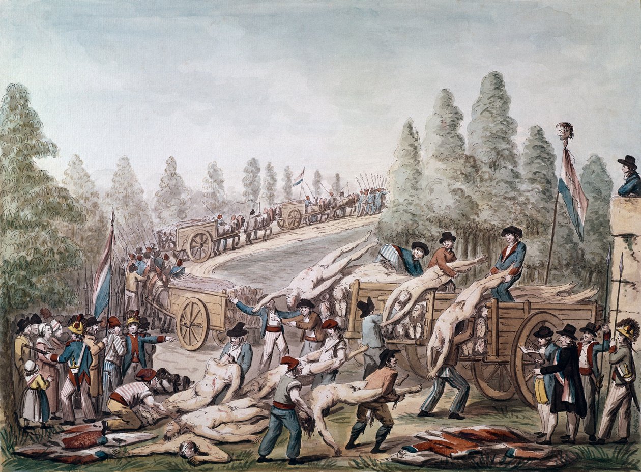 Transporting victims of Terror by Etienne Bericourt