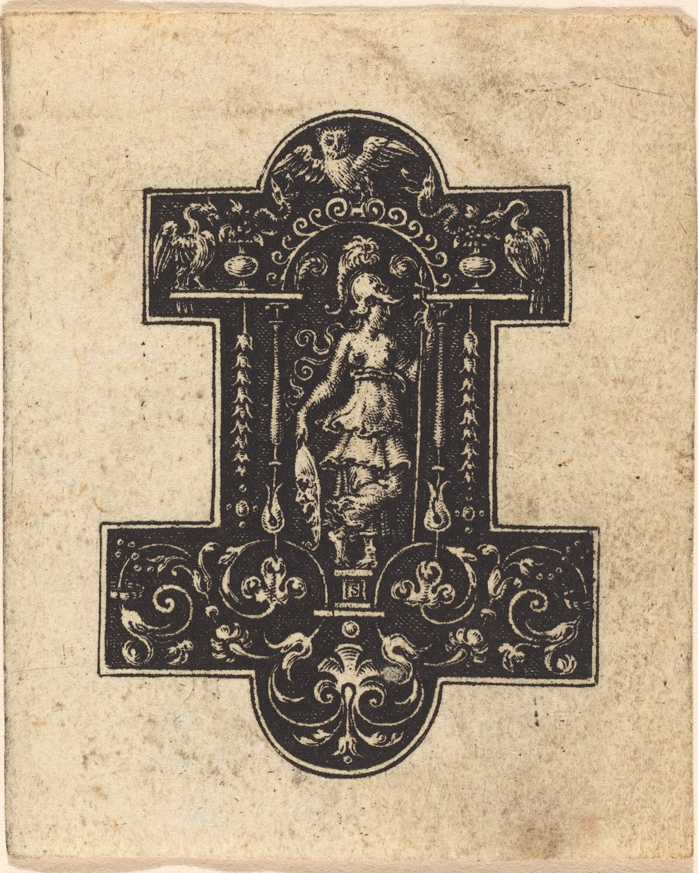 Minerva Standing by Etienne Delaune