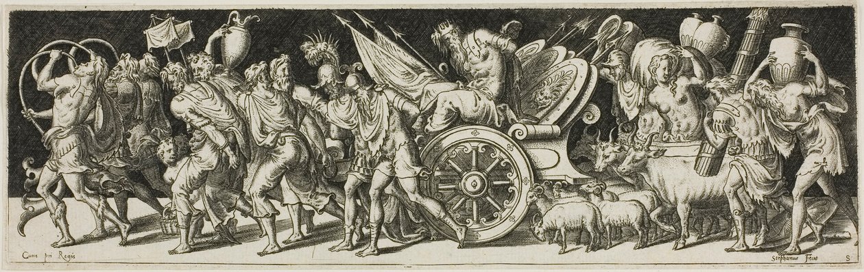 Triumphal March, from Combats and Triumphs by Etienne Delaune