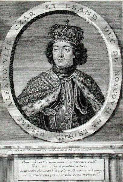 Peter I (1672-1725) by Etienne Jehandier Desrochers