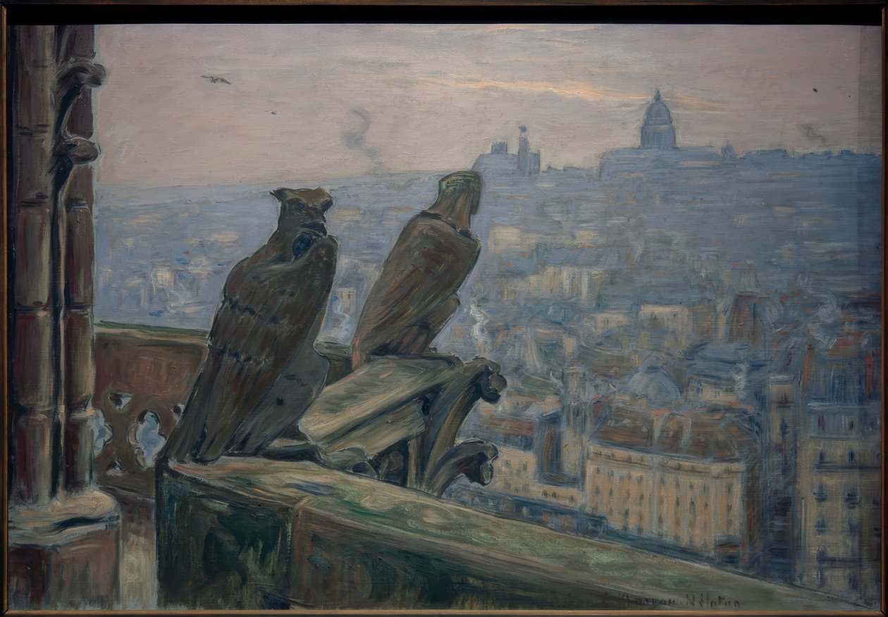 Paris Seen from Notre-Dame by Etienne Moreau Nelaton