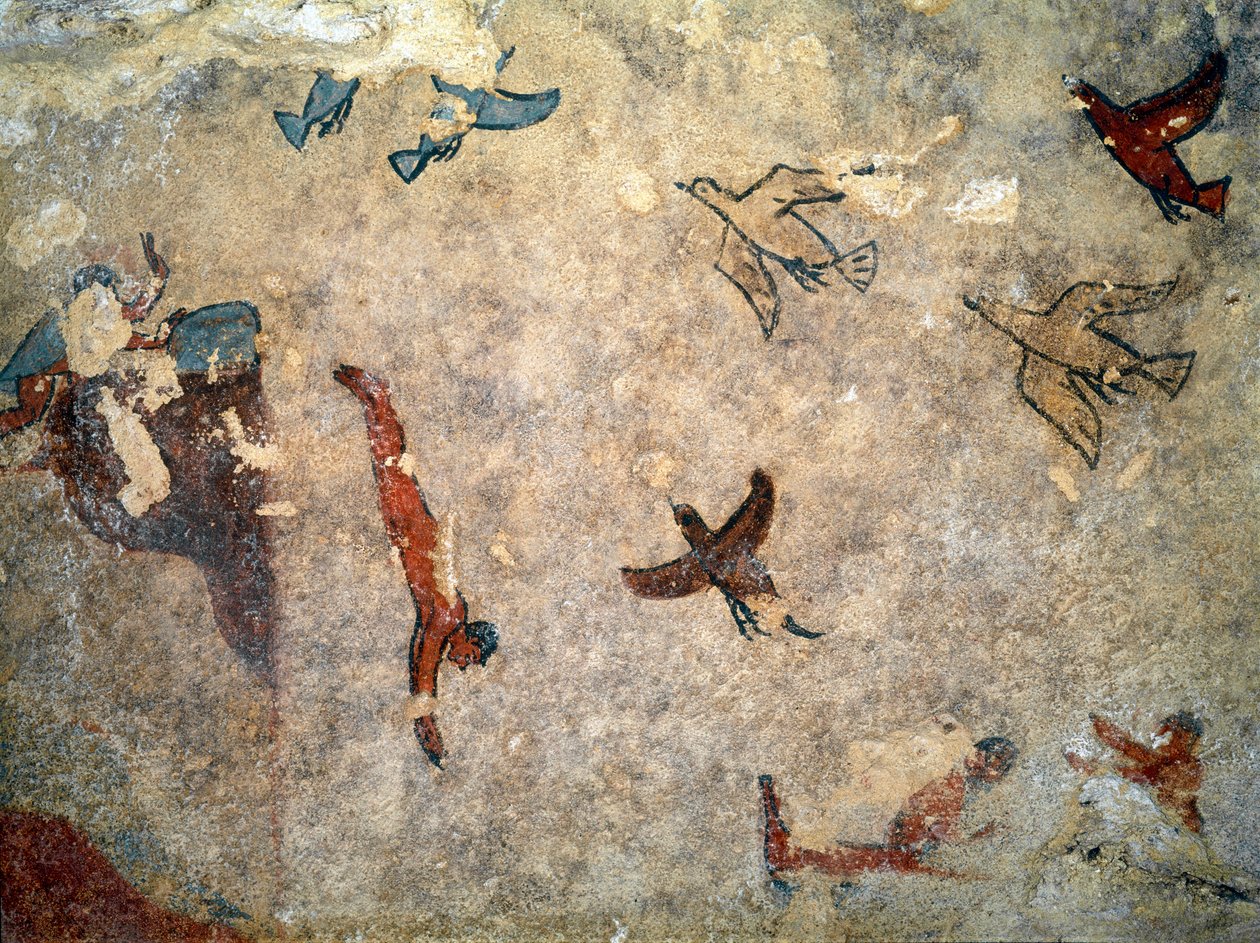 A diver (detail) by Etruscan