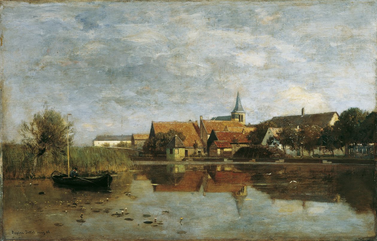 View of Giessen (North Brabant) by Eugen Jettel