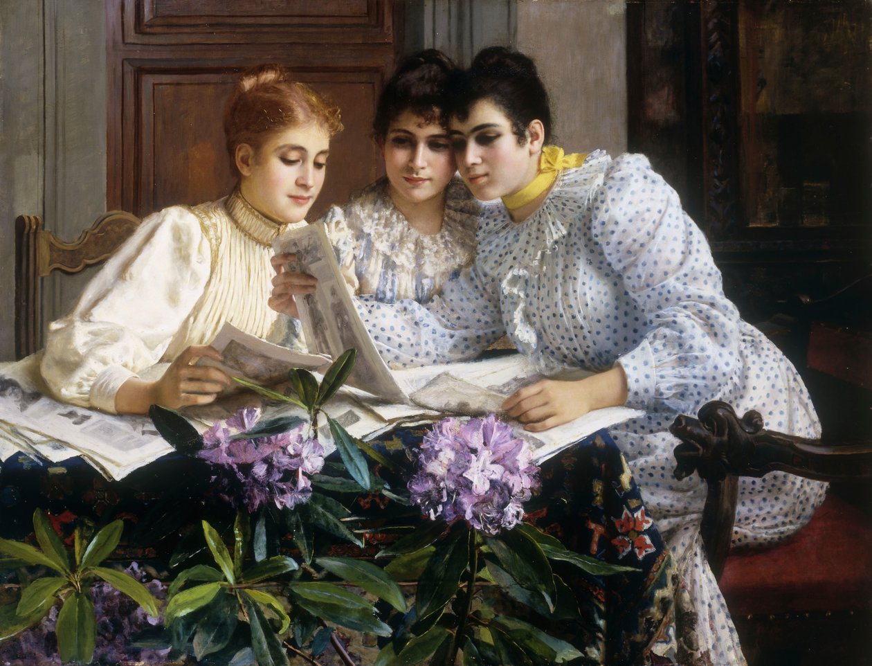 Selecting the Trousseau by Eugen von Blaas