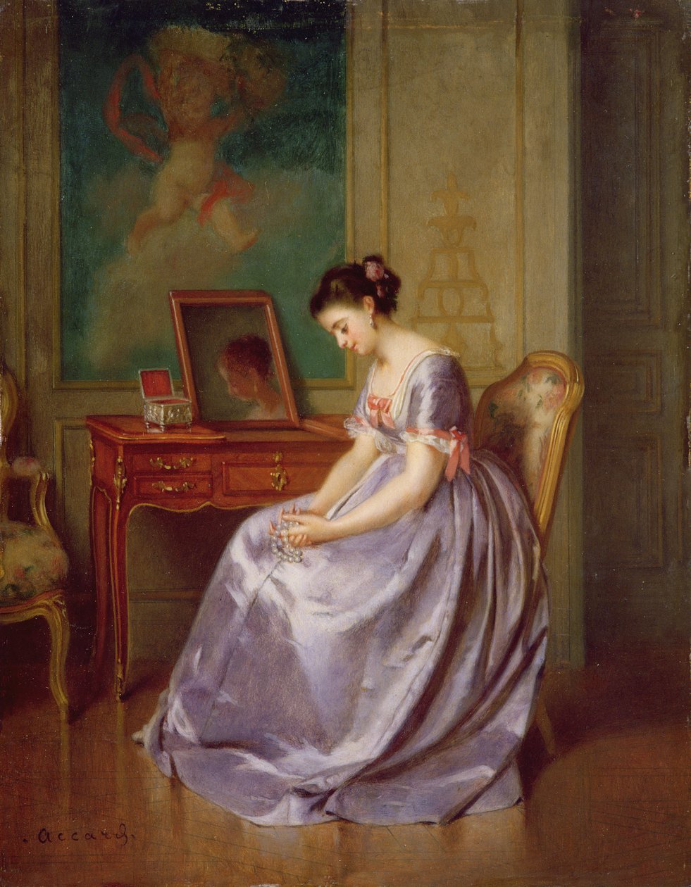 The Pearl Necklace by Eugene Accard