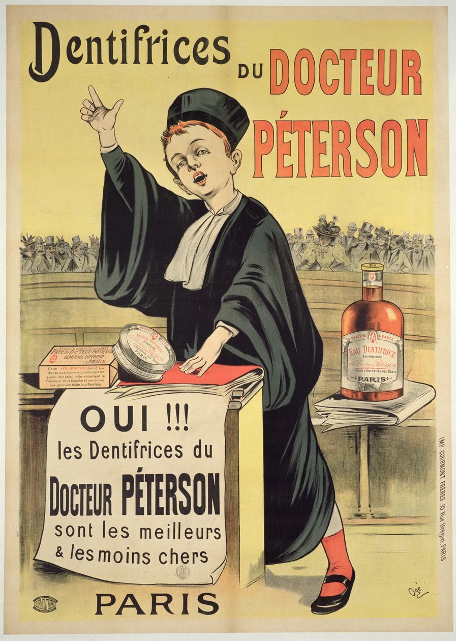 Poster advertising Dr. Peterson