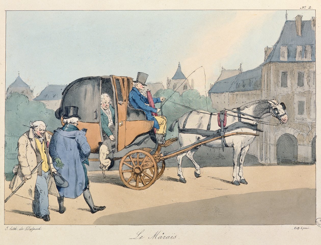 Le Marais by Eugene Louis Lami