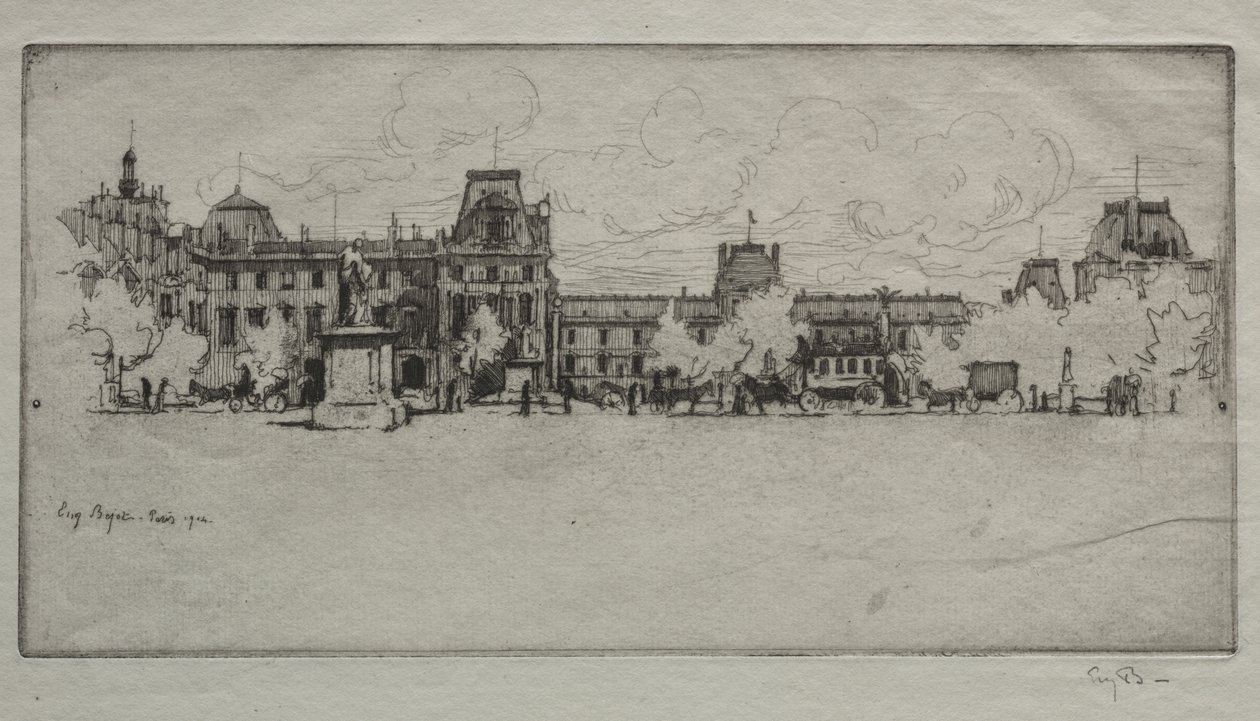 Les Tuileries by Eugene Bejot