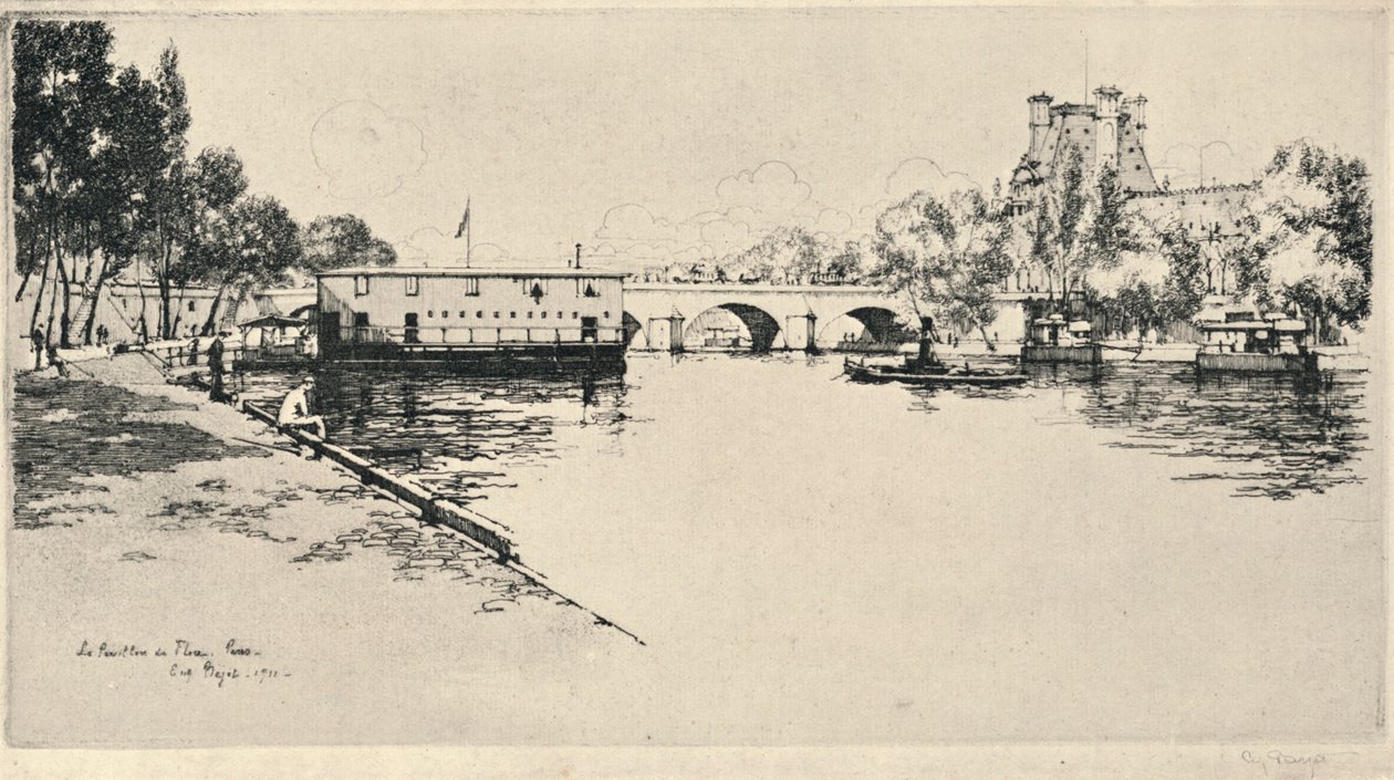 The Pavillon de Flore by Eugene Bejot