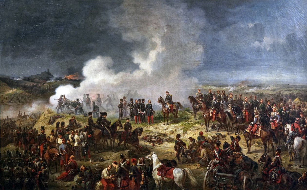 The Battle of Solferino, 24 June 1859 by Eugene Charpentier
