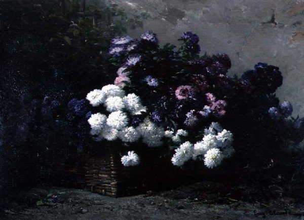 The Basket of Flowers by Eugene Claude