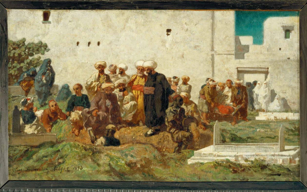 A Moorish Funeral by Eugène Fromentin