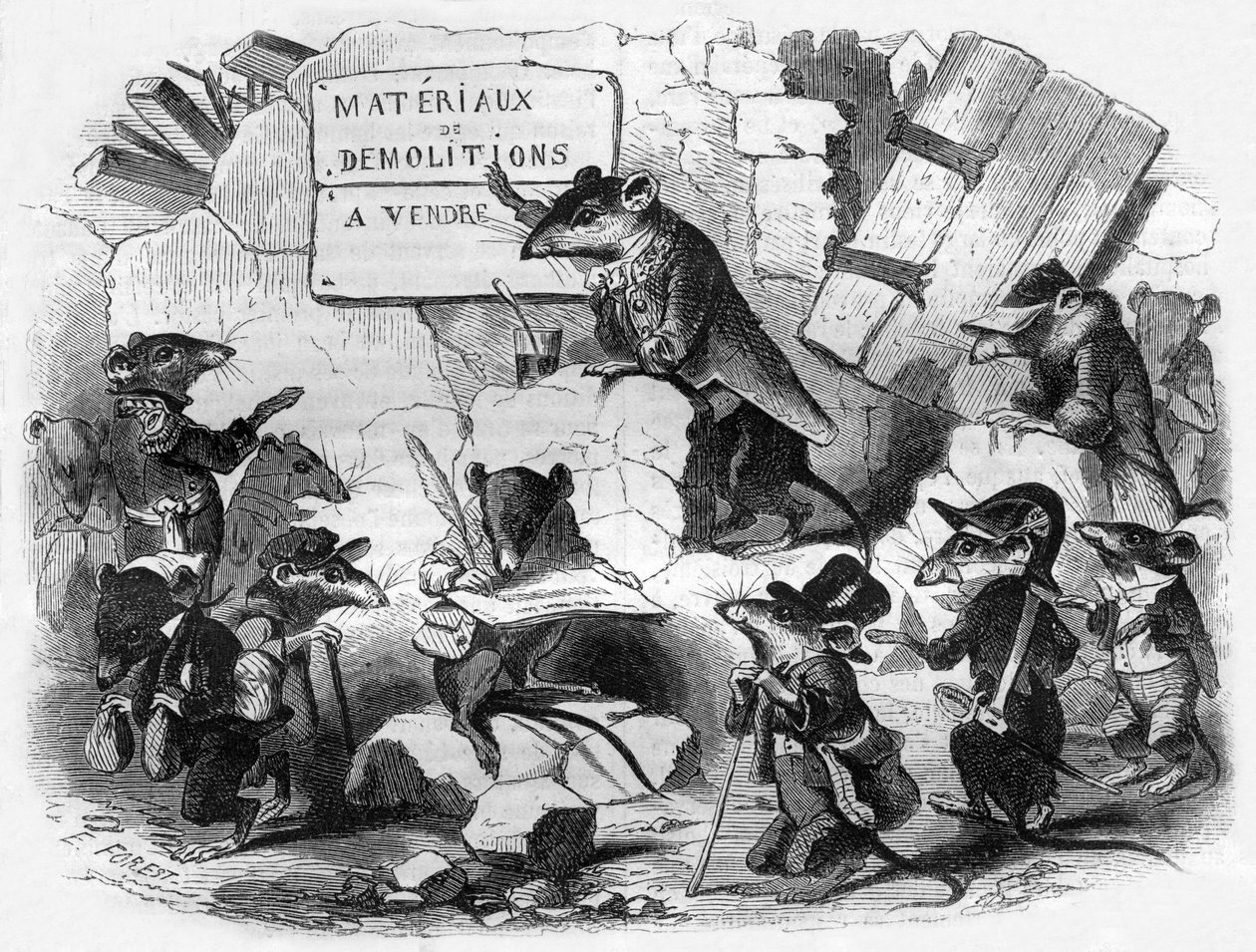 The Council of Rats by Eugene Hippolyte Forest