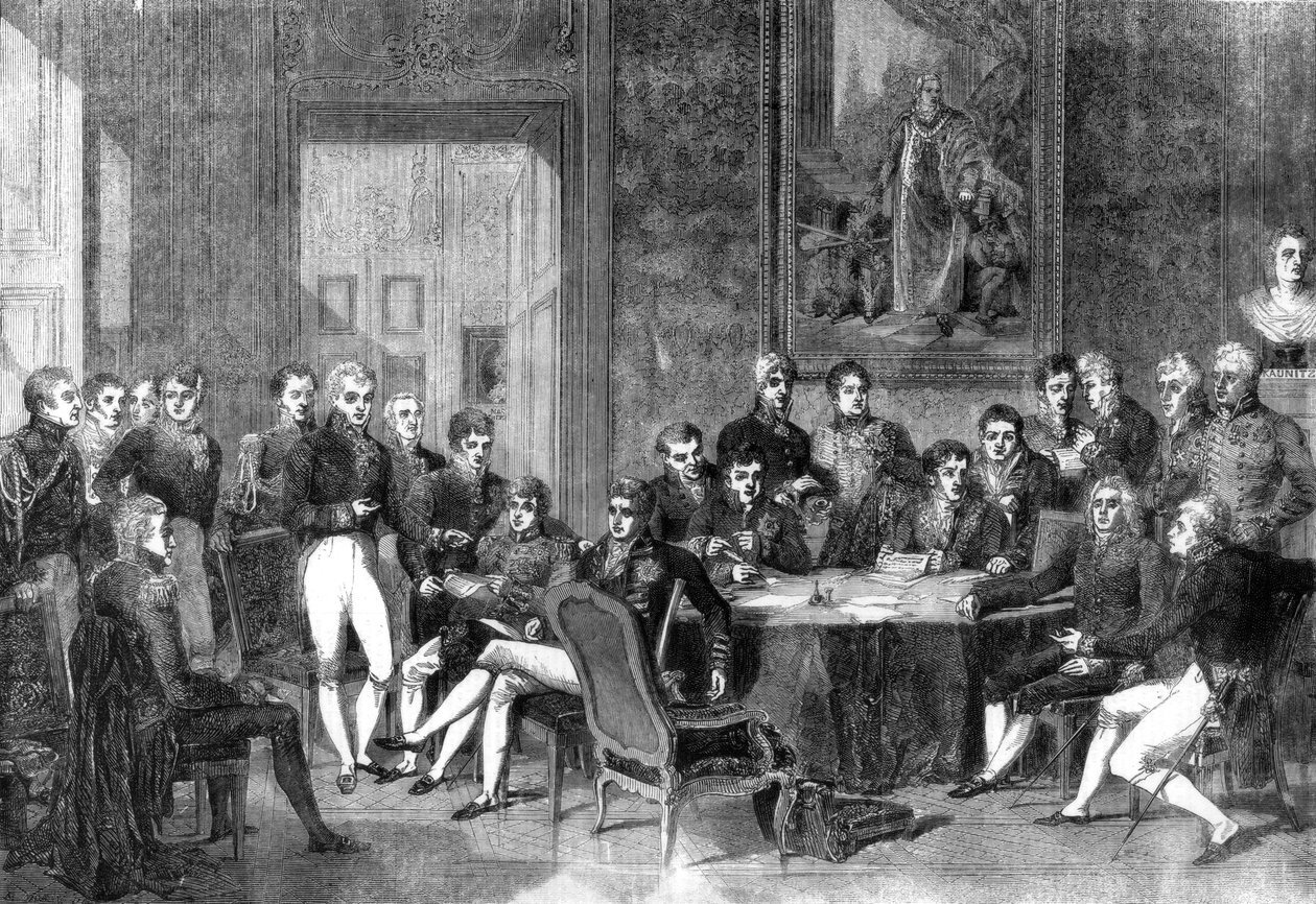 The Congress of Vienna by Eugene Isabey