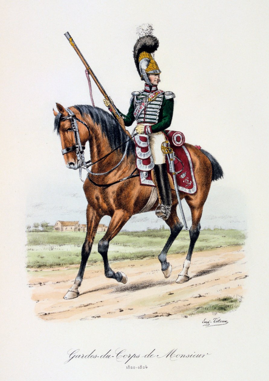 Gardes-du-Corps de Monsieur by Eugene Titeux