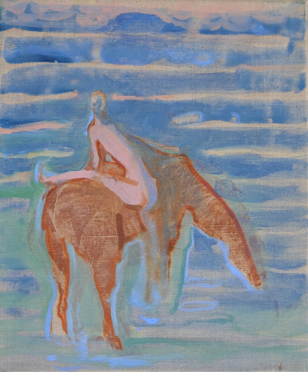 Morning Swim, 2022 by Eugenie Vronskaya
