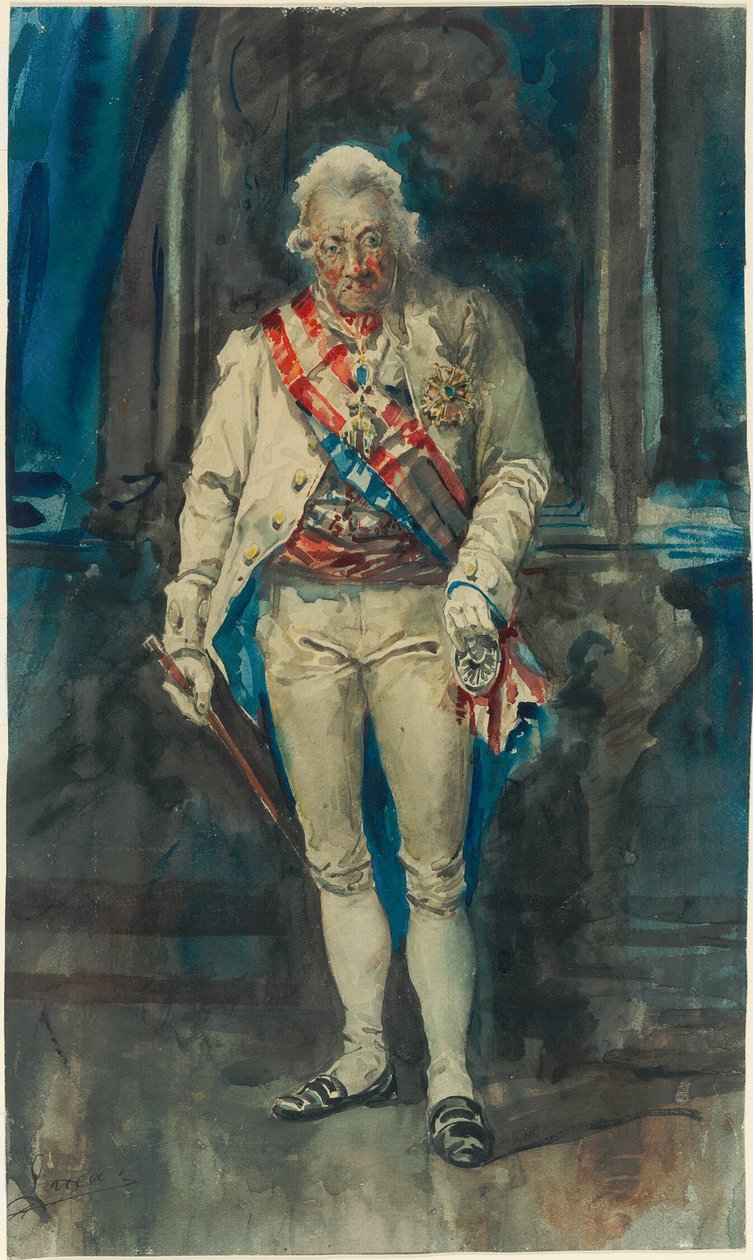 King Charles IV of Spain by Eugenio Lucas y Padilla