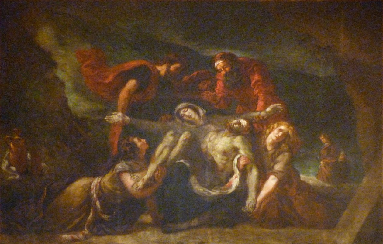 Pietà by Ferdinand Victor Eugene Delacroix