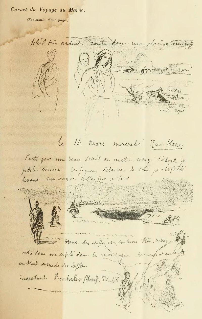 Page from Delacroix