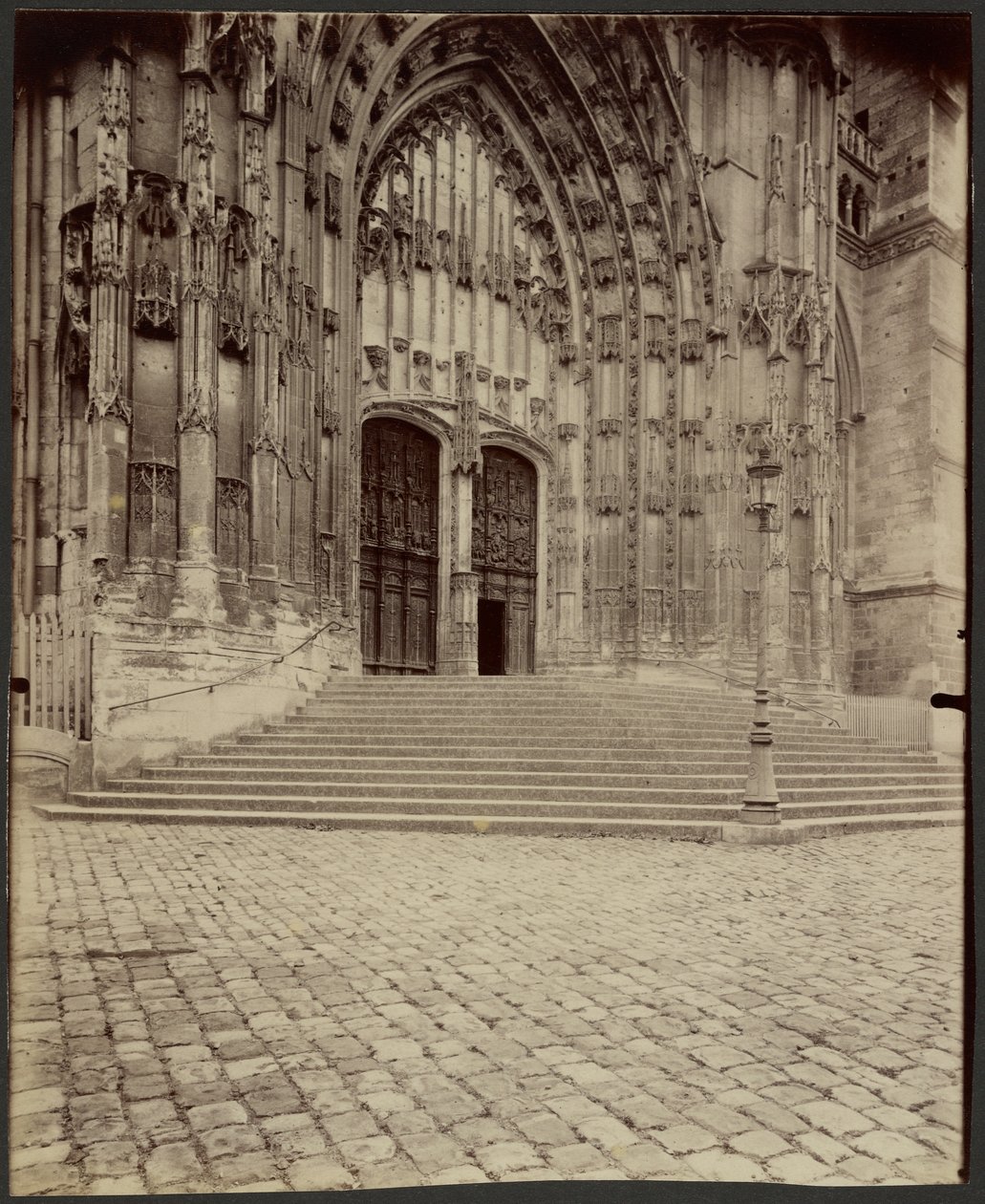 Beauvais, Cathedral Gate by Eugène Atget