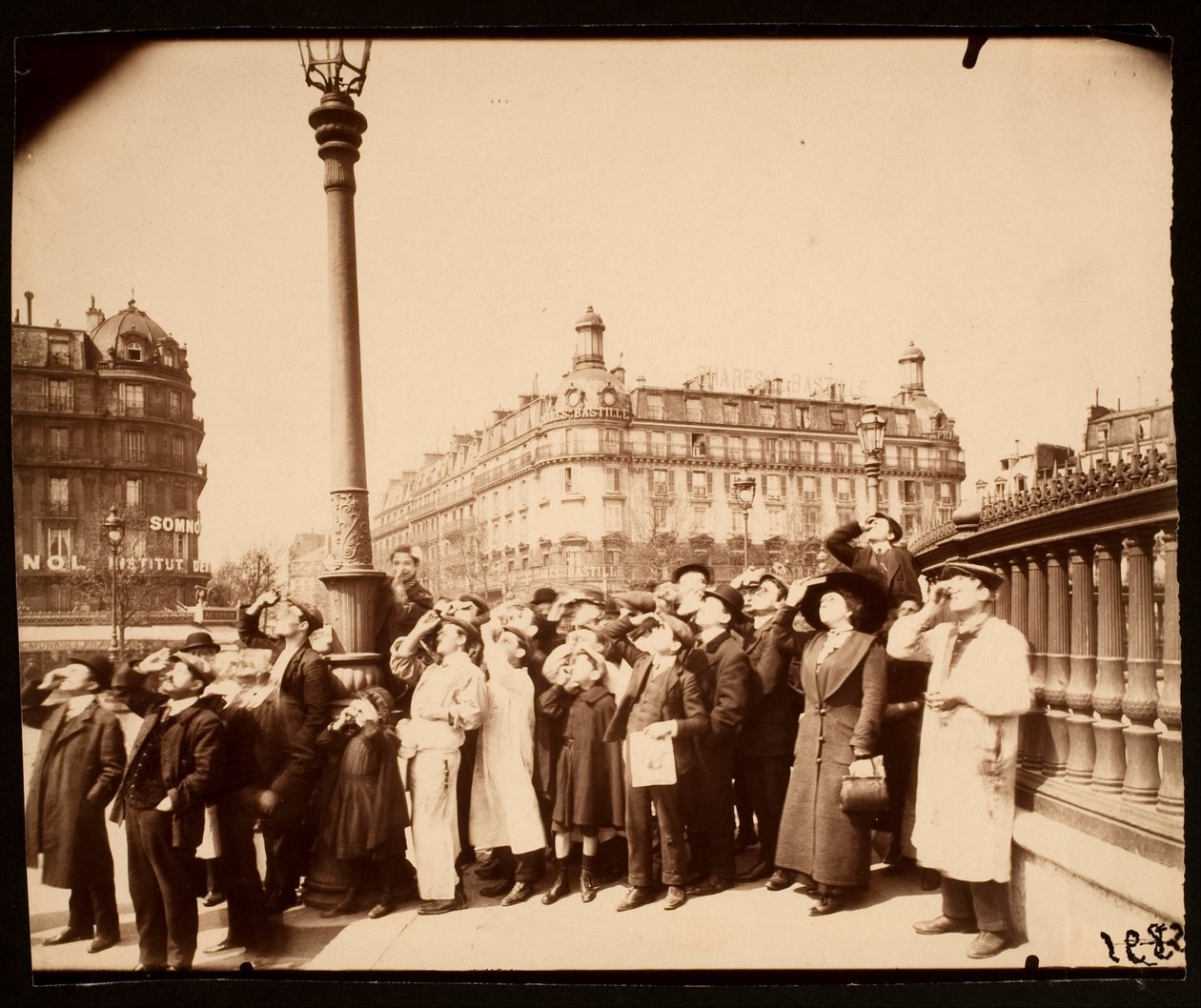 The Eclipse, April 1912 by Eugène Atget