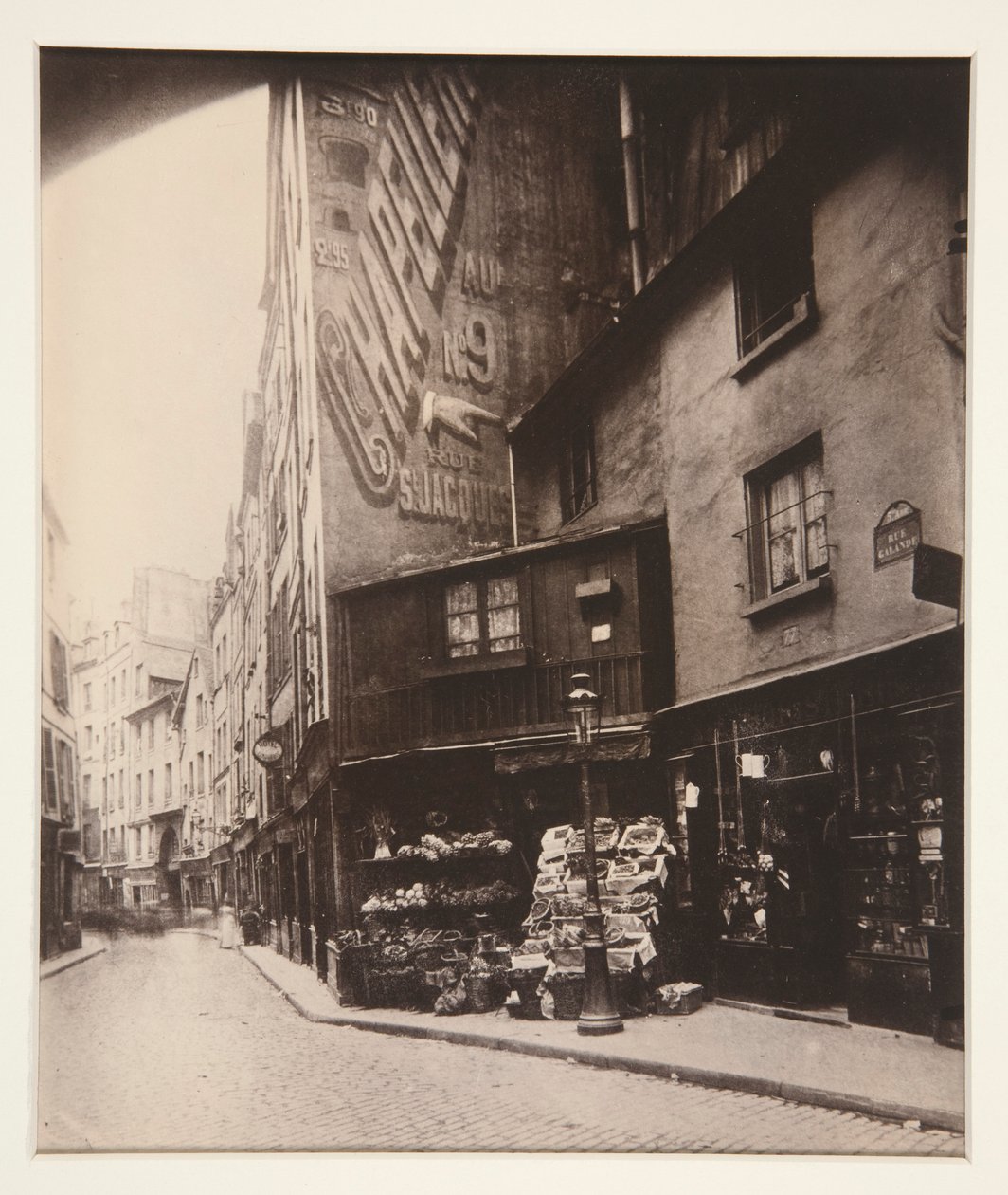 Rue Galande, Paris by Eugène Atget