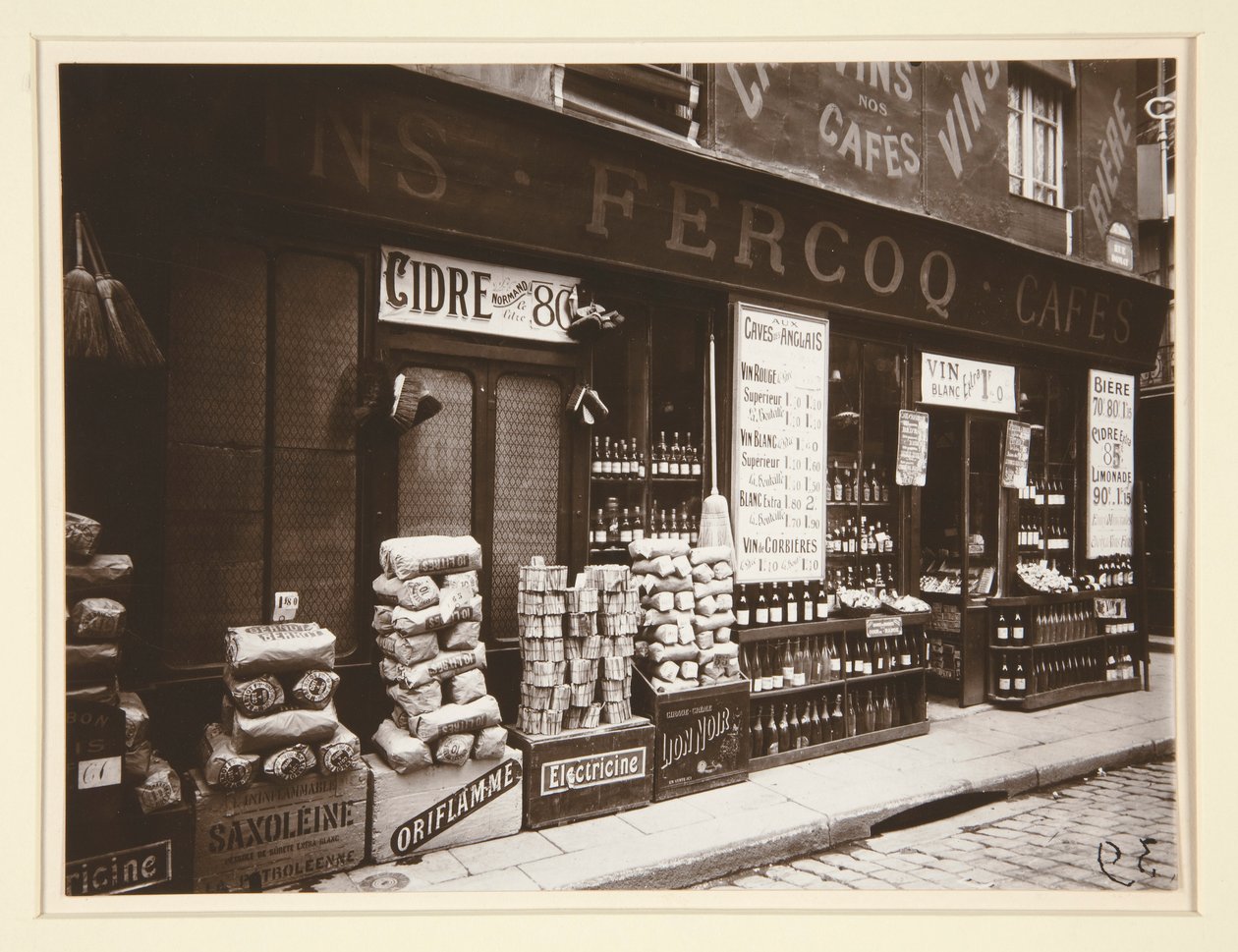 Store Front by Eugène Atget