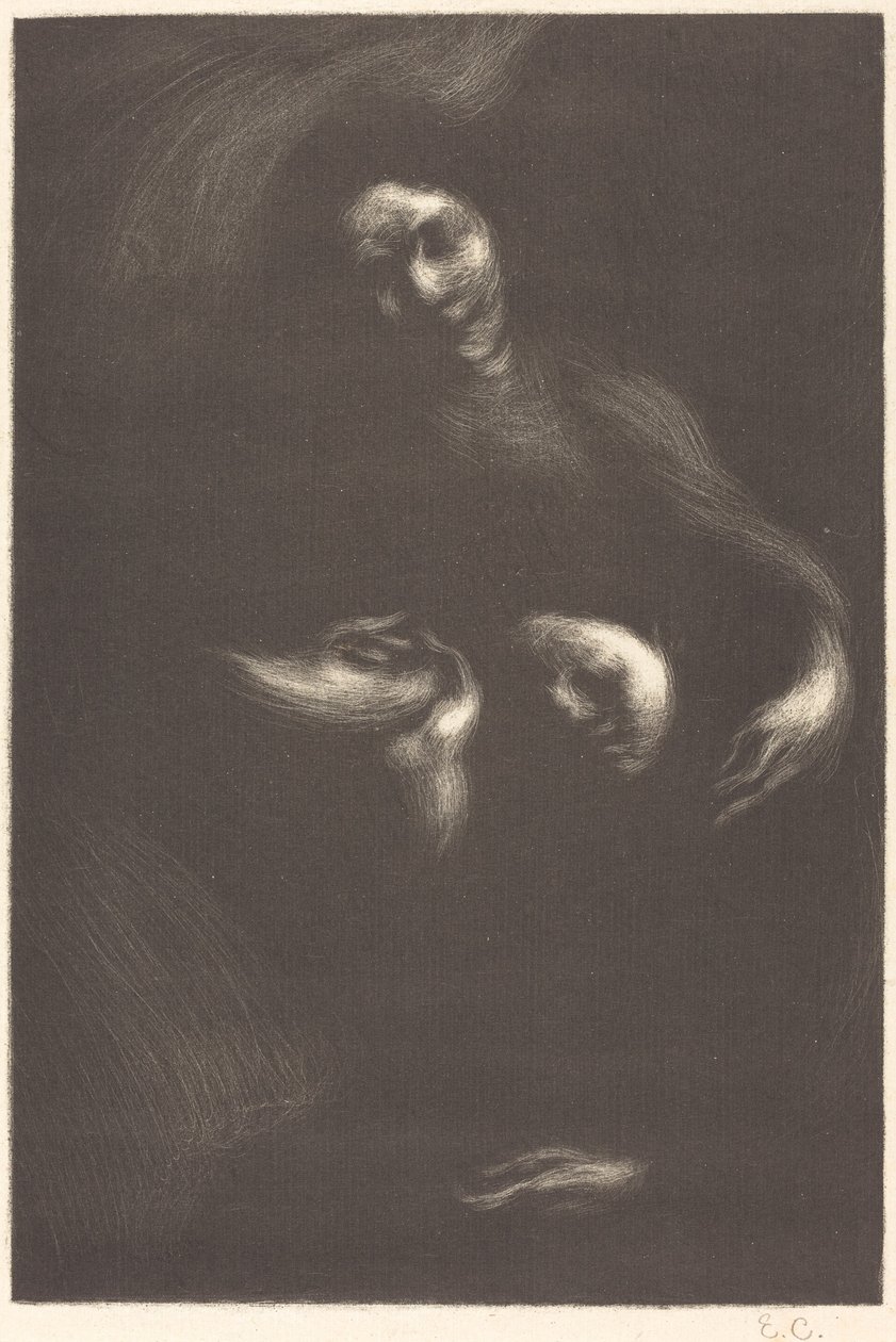 Hommage to Tolstoy by Eugène Carrière