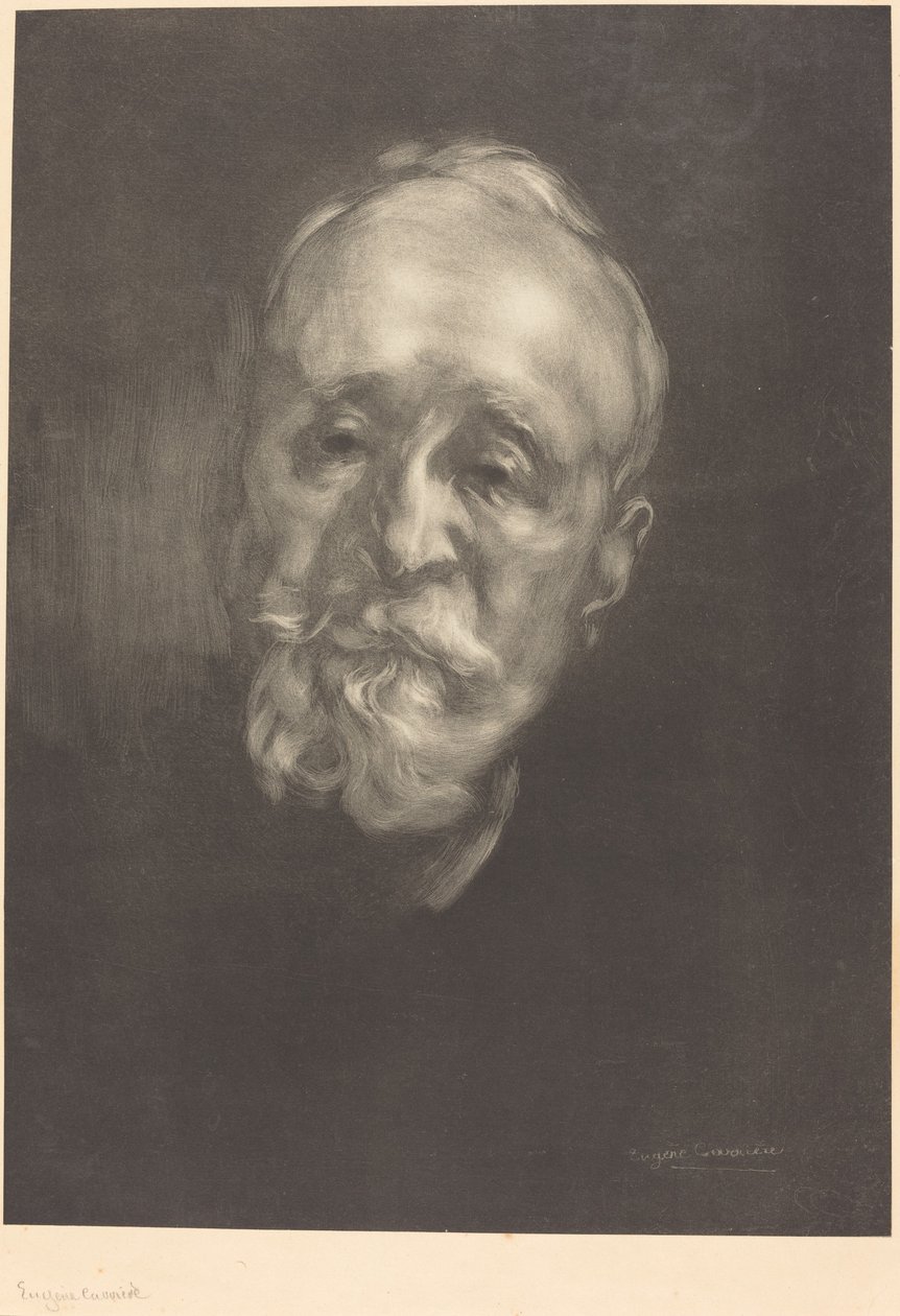 Pierre Puvis de Chavannes by Eugène Carrière