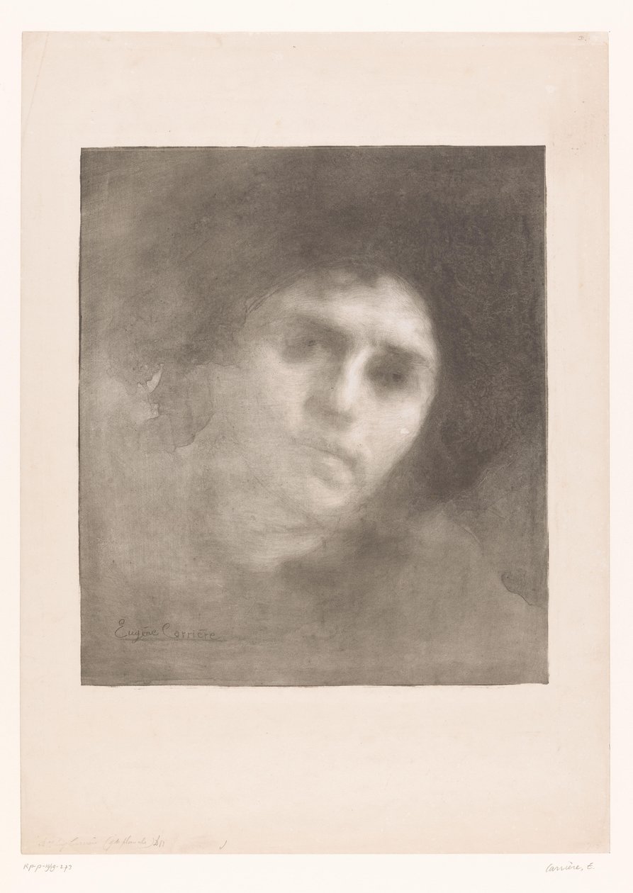 Portrait of Madame Carrière by Eugène Carrière