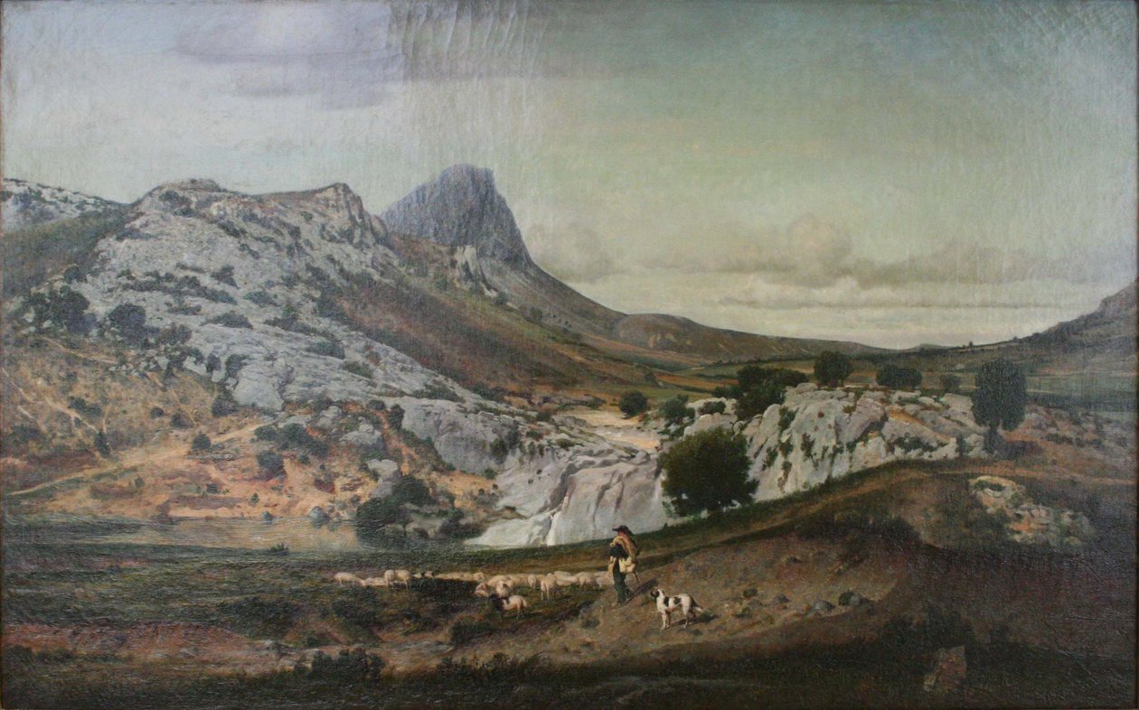 The Garrigues of Pic Saint-Loup by Eugene Castelnau