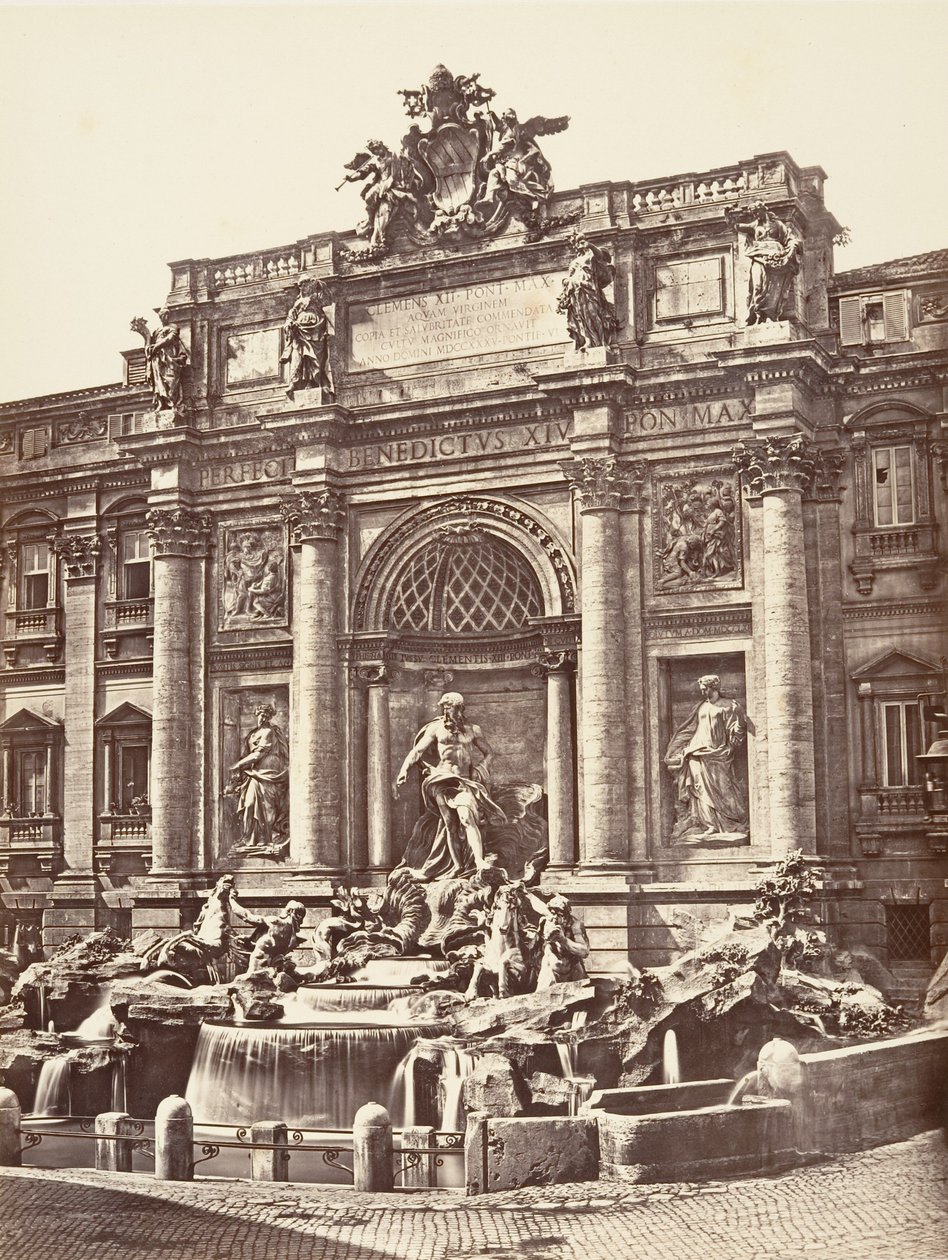 Fontana di Trevi, 1848-52 by Eugène Constant