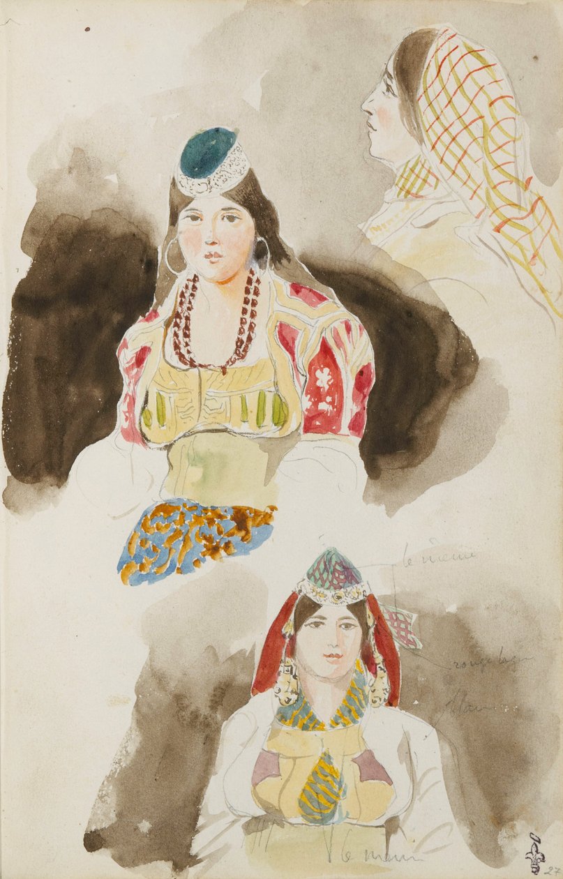 Travel Album to Morocco by Eugène Delacroix