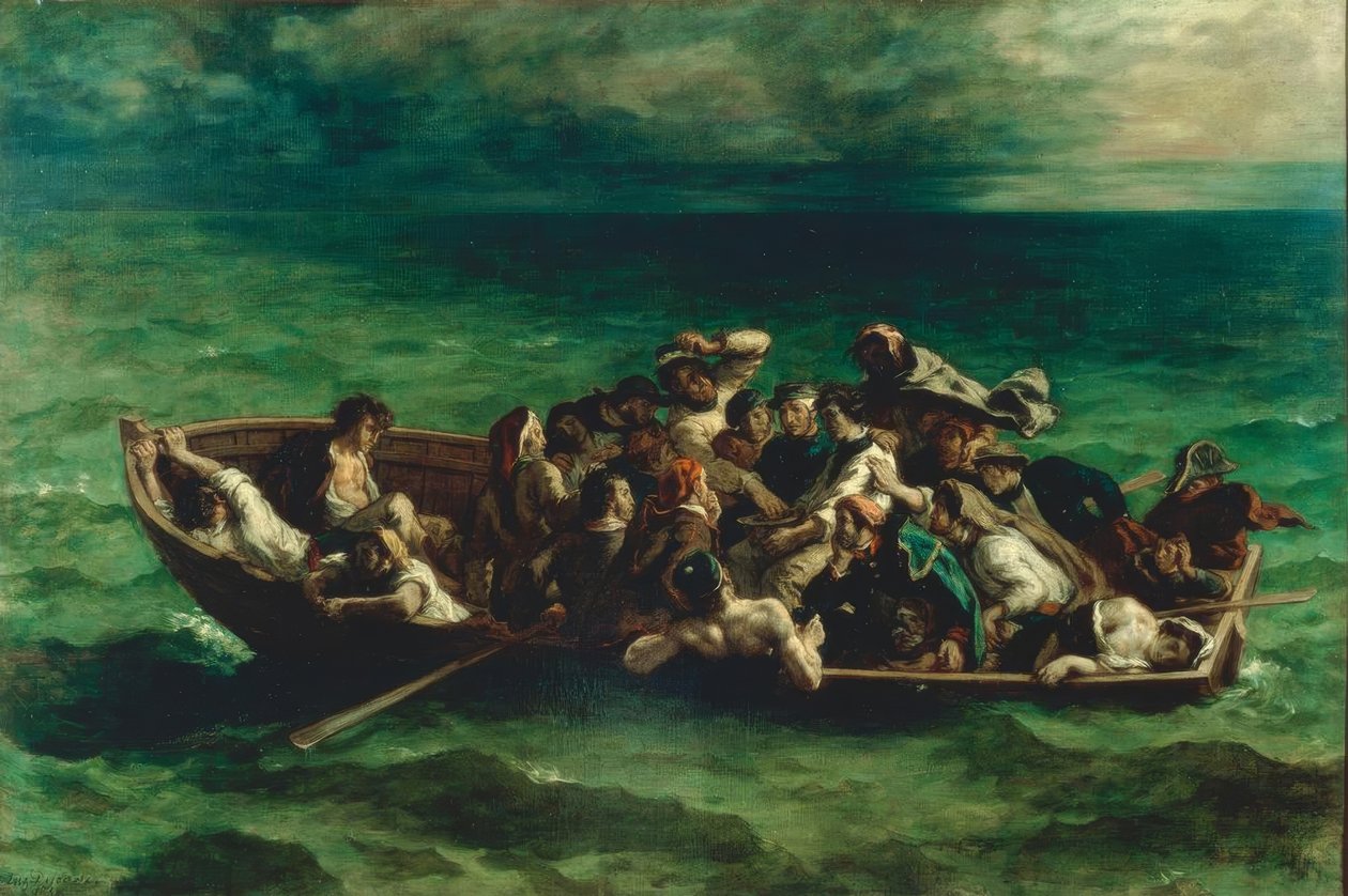 The Shipwreck of Don Juan by Ferdinand Victor Eugene Delacroix