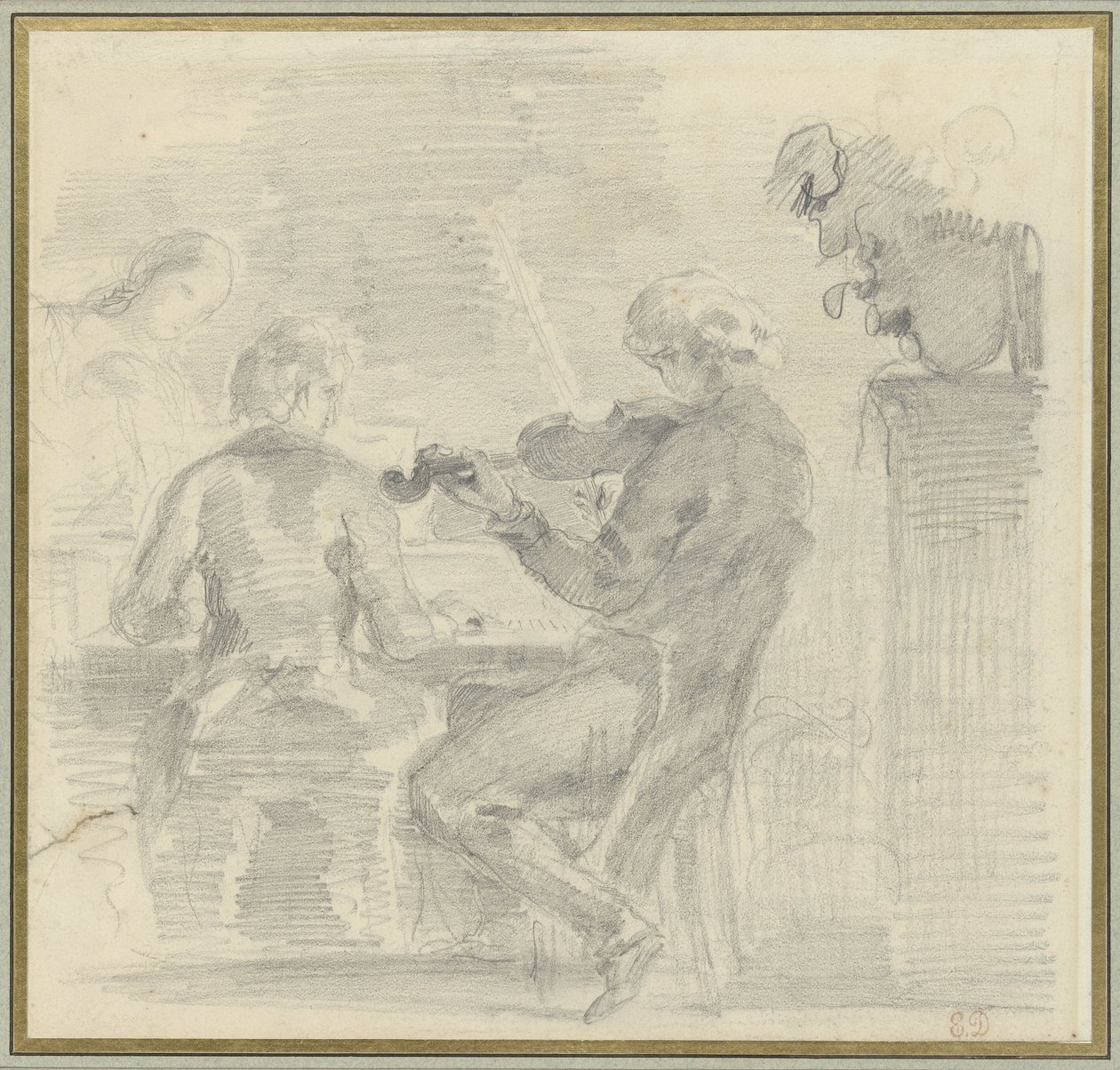 Musical Company by Eugène Delacroix