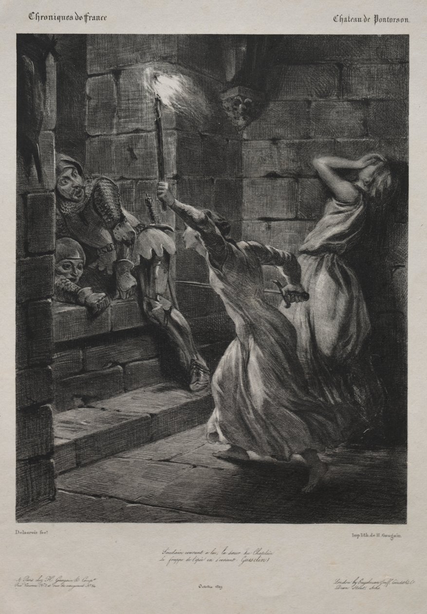 The Sister of Duguesclin by Eugène Delacroix