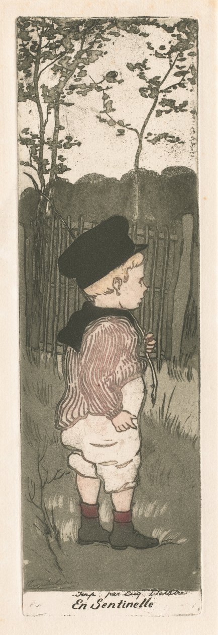 On Sentry Duty by Eugène Delâtre