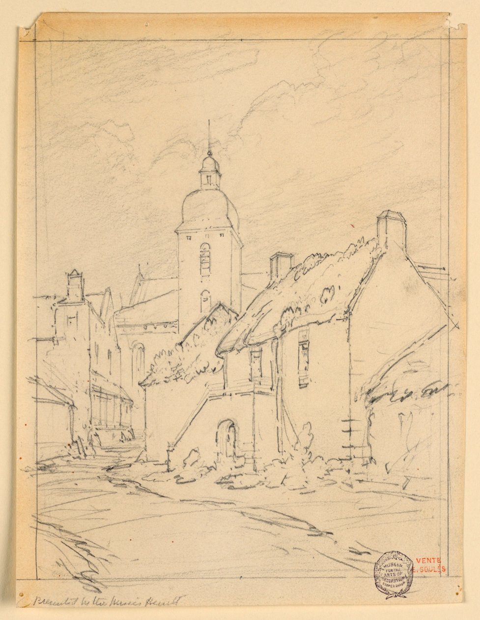 A Street in a Town by Eugène Edouard Soulès
