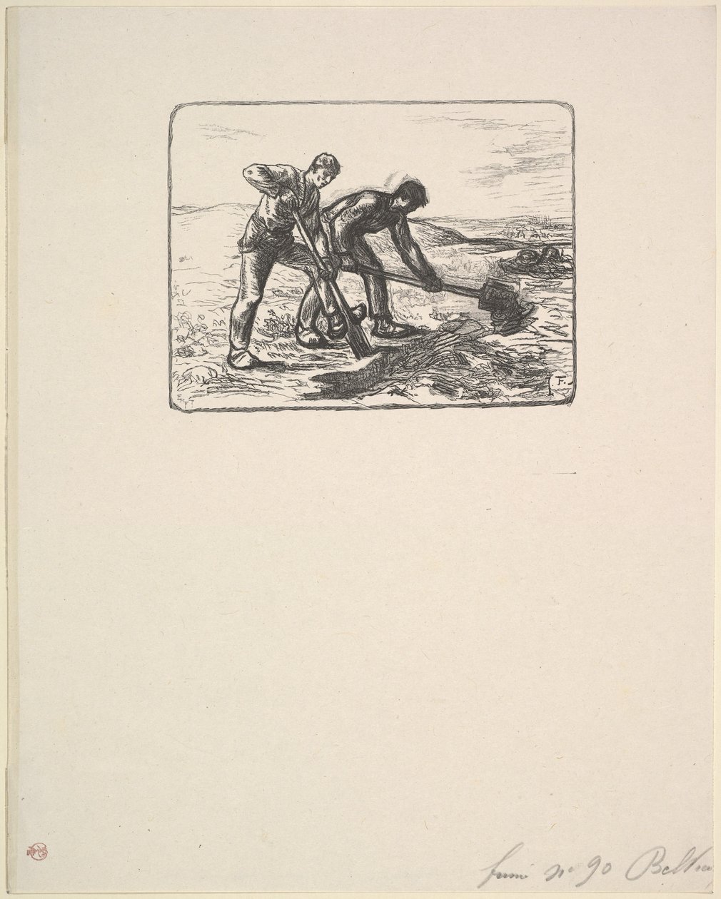 The Diggers, 1830-99 by Eugène Froment
