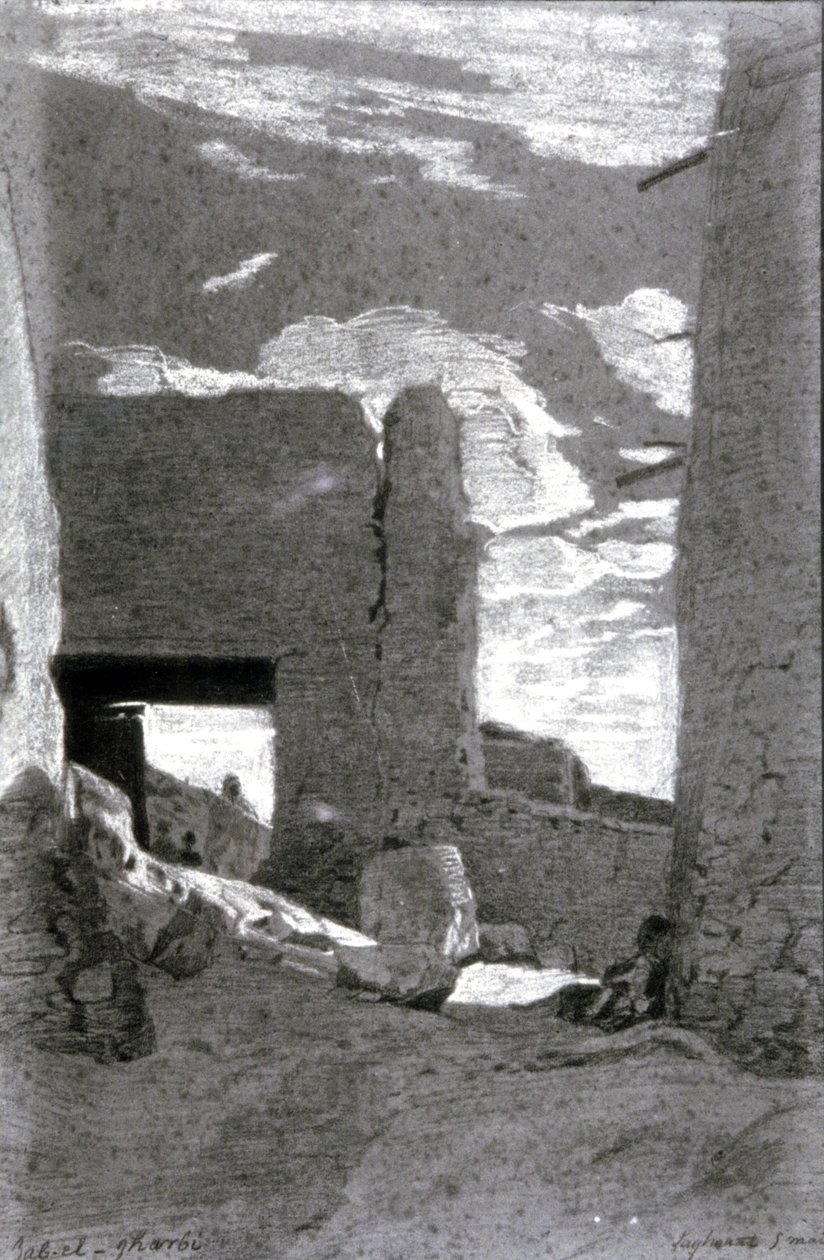 Bab el Gharrbi, Laghouat by Eugène Fromentin