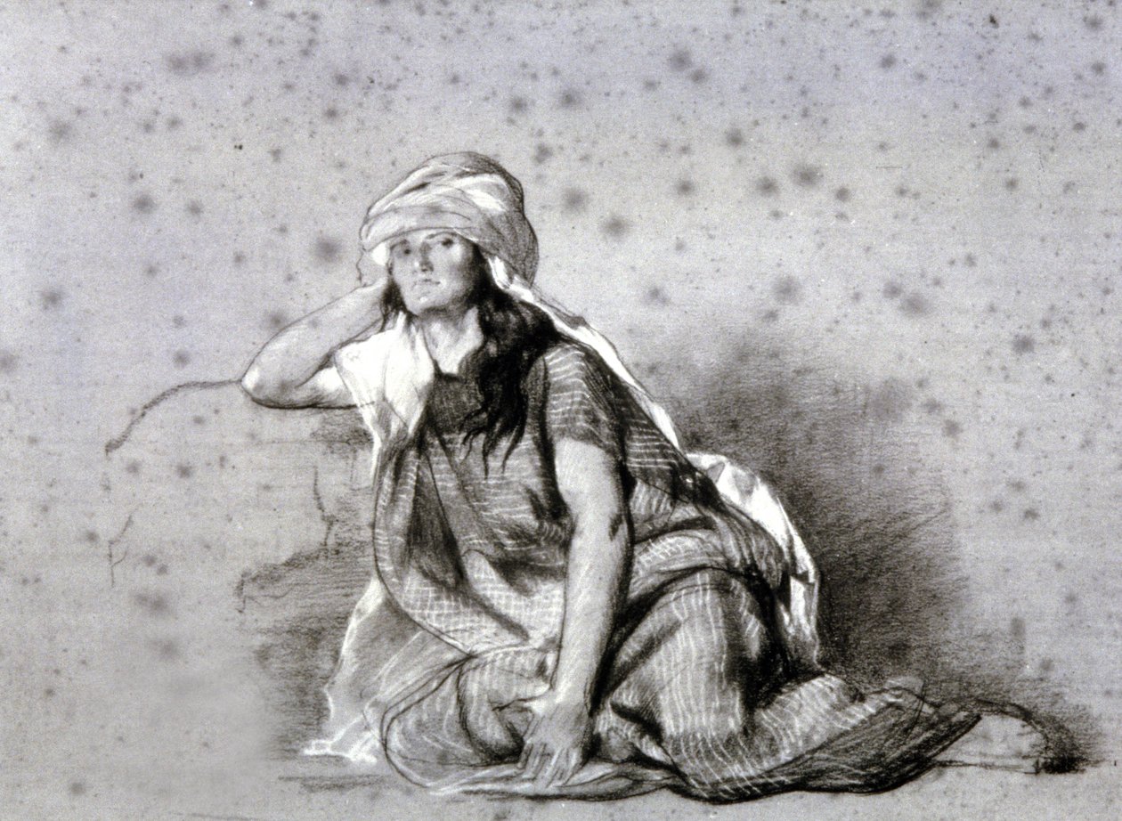 Berber Woman in the Sahel by Eugène Fromentin