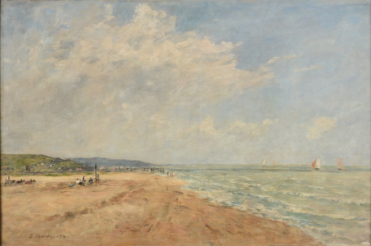 The Rising Tide (Bay of Saint-Valéry) by Eugene Louis Boudin