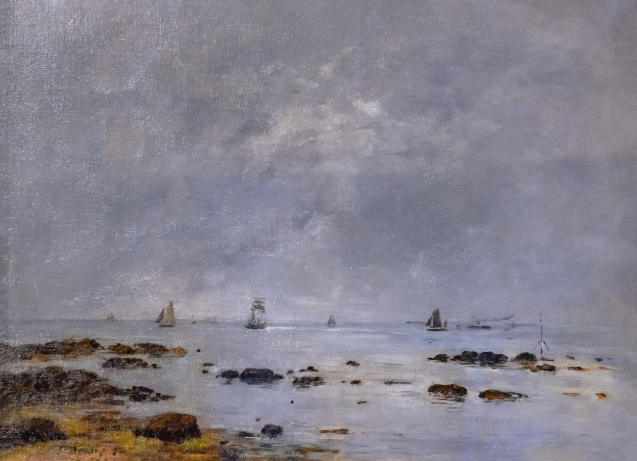 Marine - The Calm by Eugene Louis Boudin