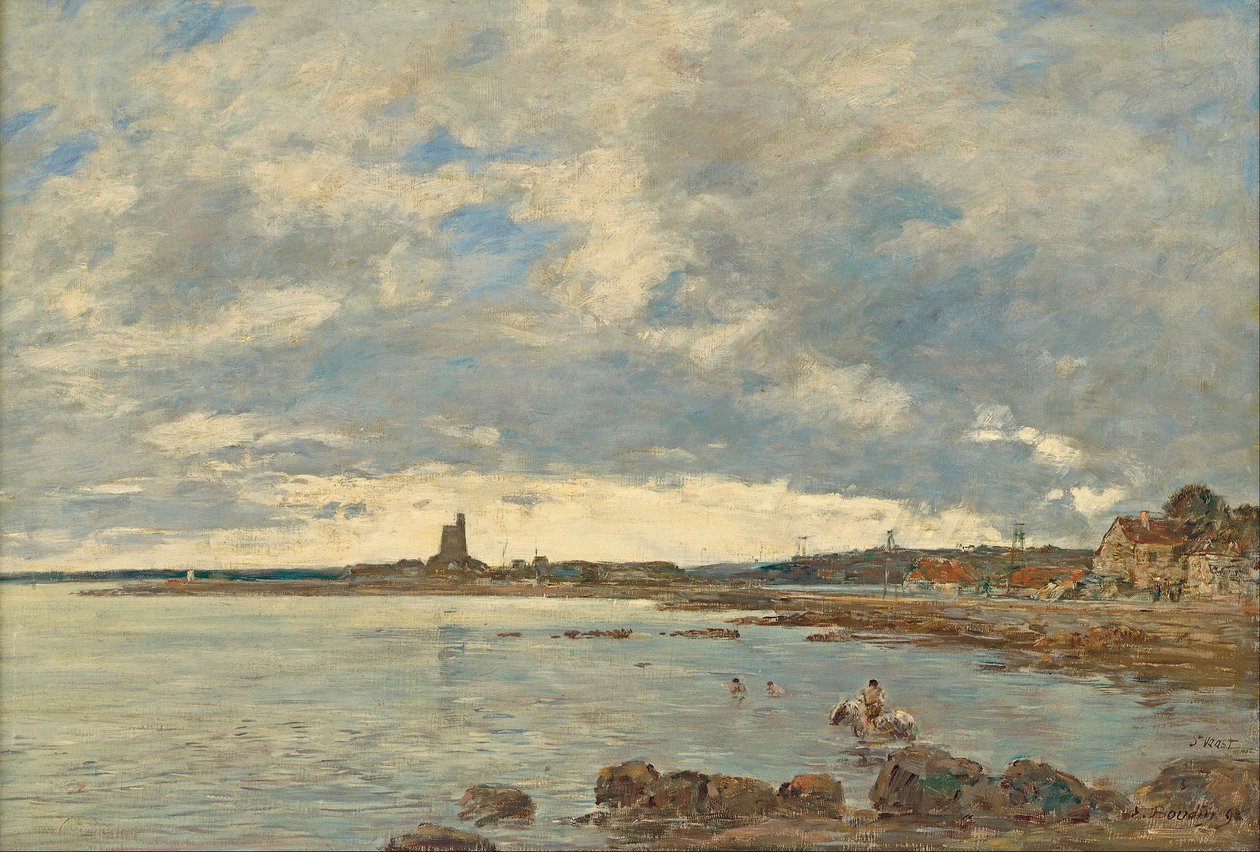 St. Vaast-la-Hougue by Eugene Louis Boudin