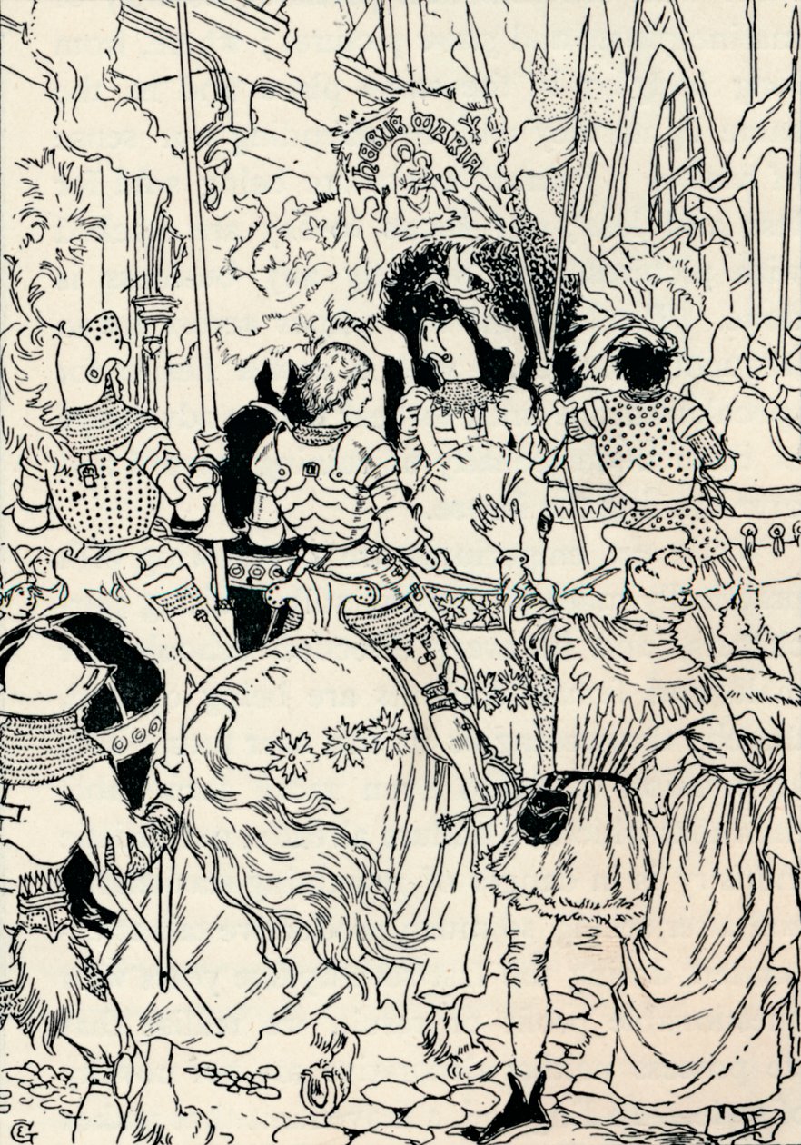 Joan of Arc at Orleans by Eugene Grasset