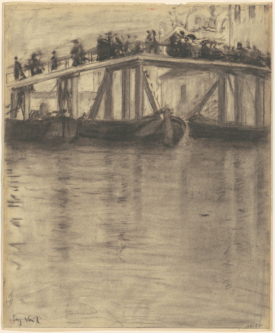 Venetian Bridge by Eugène Vail