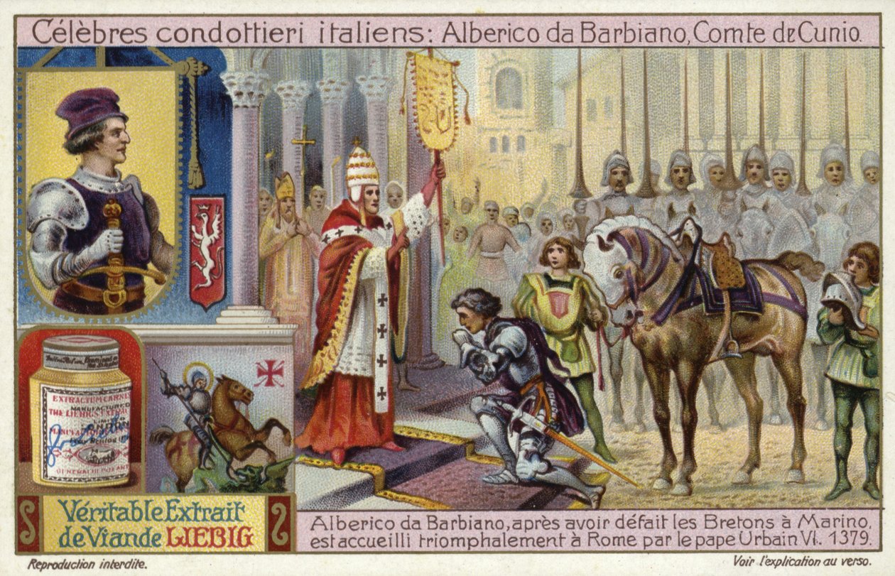 Alberico da Barbiano, Count of Cunio by European School